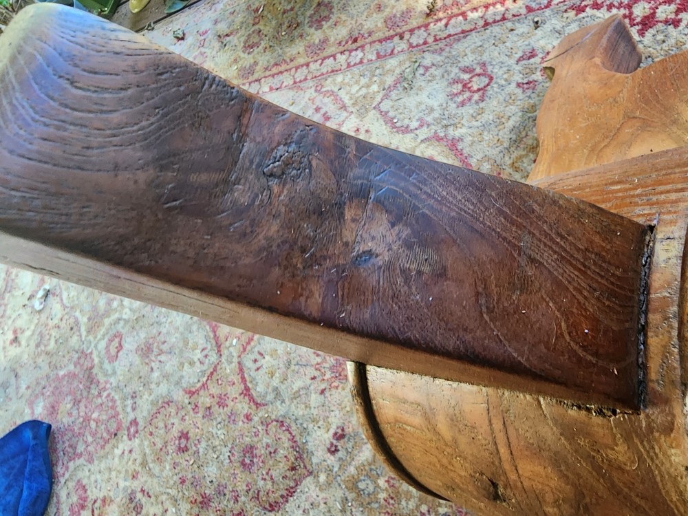 vintage handmade dining table