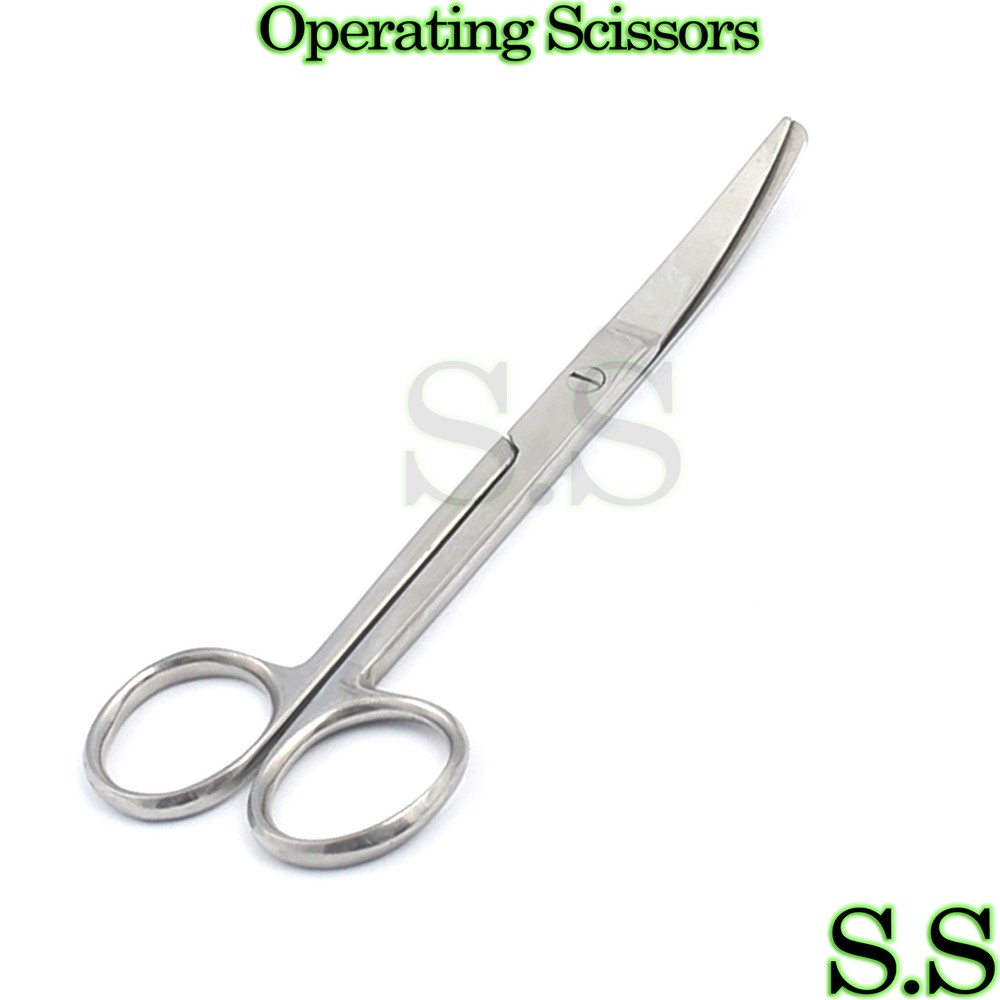Operating Dissecting Scissors 4.5" Curved Sharp Blunt