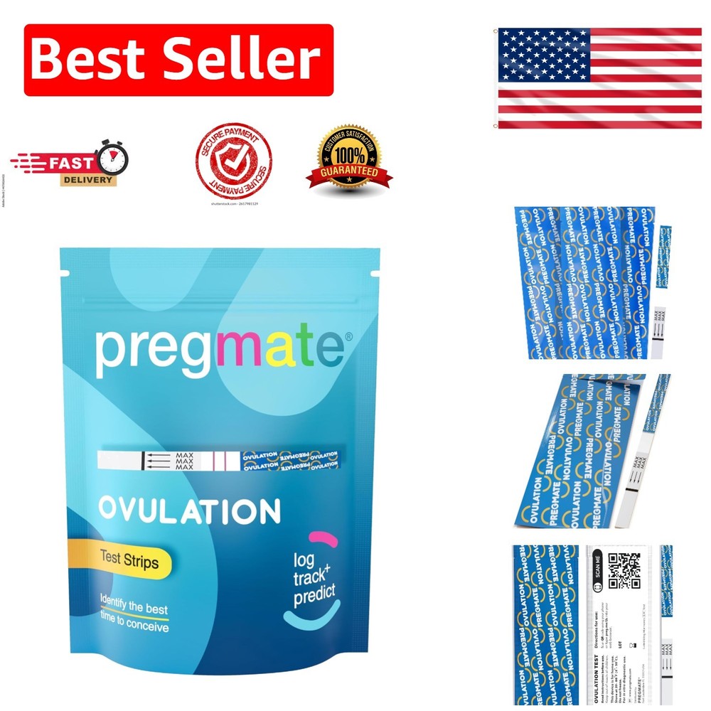 Instant Result Ovulation  Strips 25 Count - Easy to Use with 99% Precision
