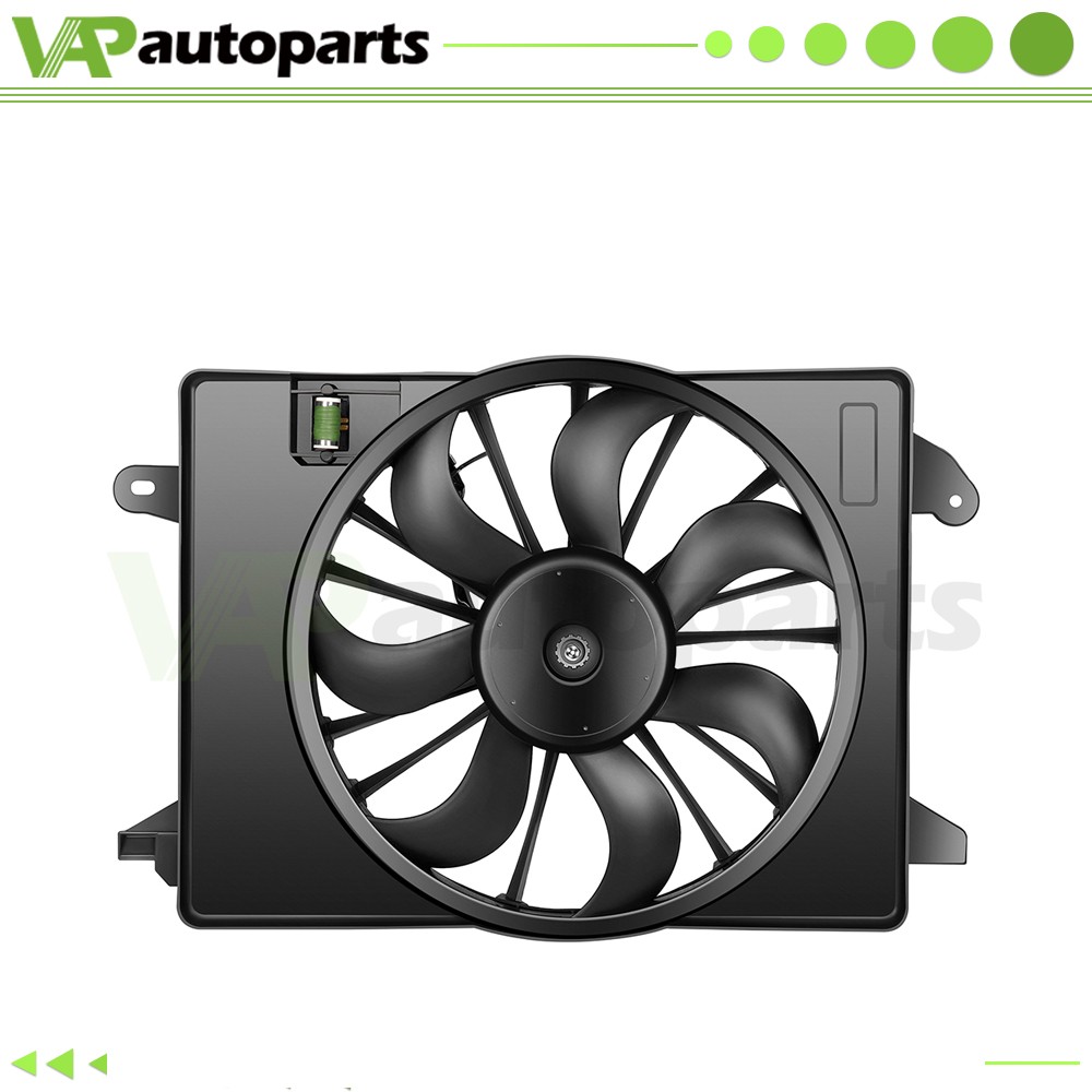 Radiator Cooling Fan Assembly For 2009-20 Dodge Charger Challenger Chrysler 300