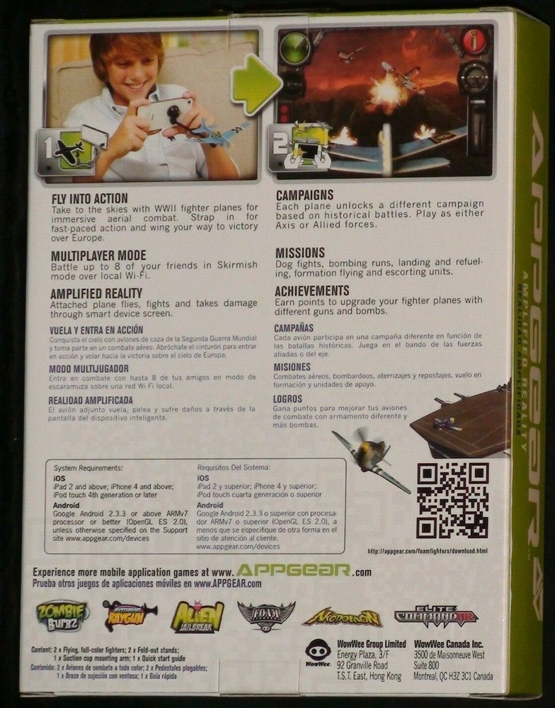 Appgear Elite Command Ar & Foam Fighters For iPhone And Android New