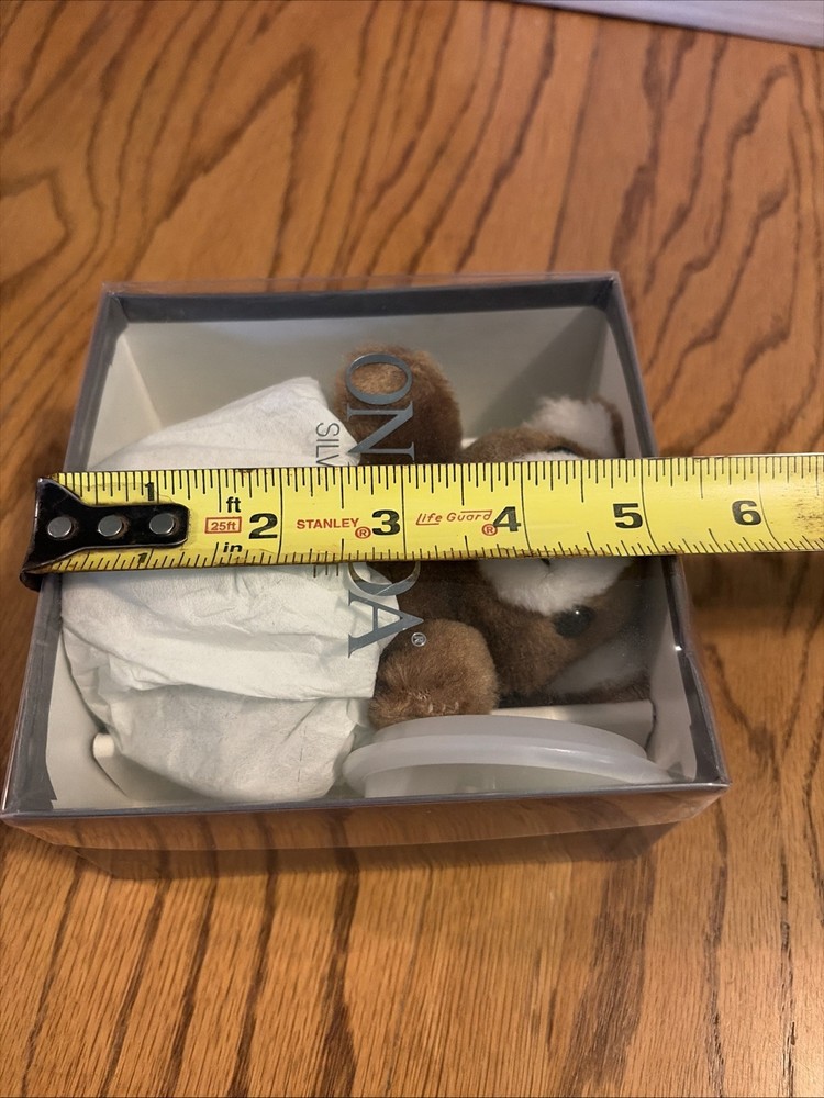 Oneida Silver plate Cuddle up W/ Bear Gb- 9650 Silver plate Sippy Cup