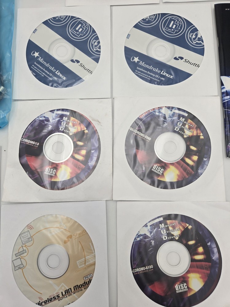 Shuttle Parallel Port PC8 Expansion Kit Lot / Software Disks /Misc Shuttle J106
