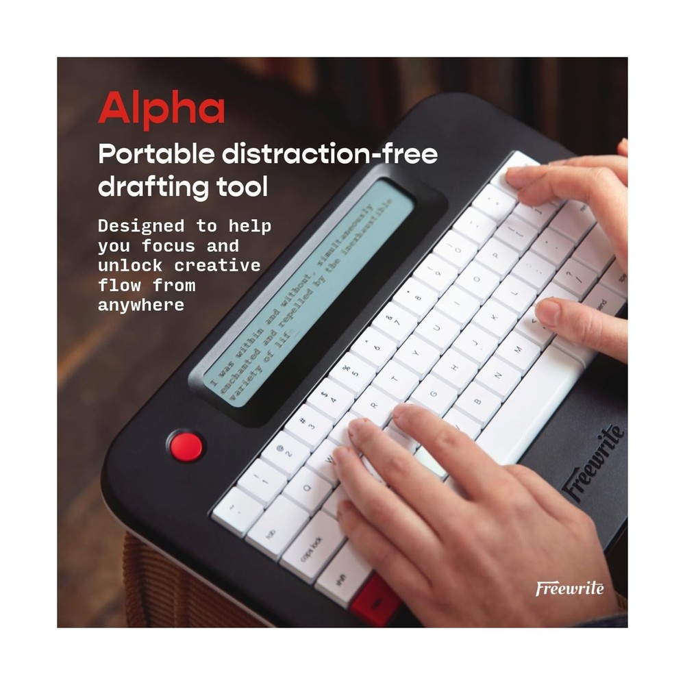 Freewrite Alpha | Distraction-Free Word Processor | Portable Digital Typewrit...