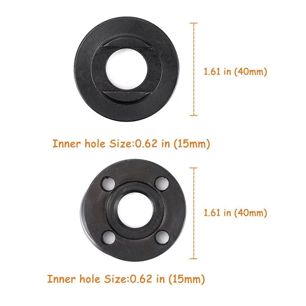 Set Tools Flange Nut High Quality 30mm Spacing Inner Outer Replacement
