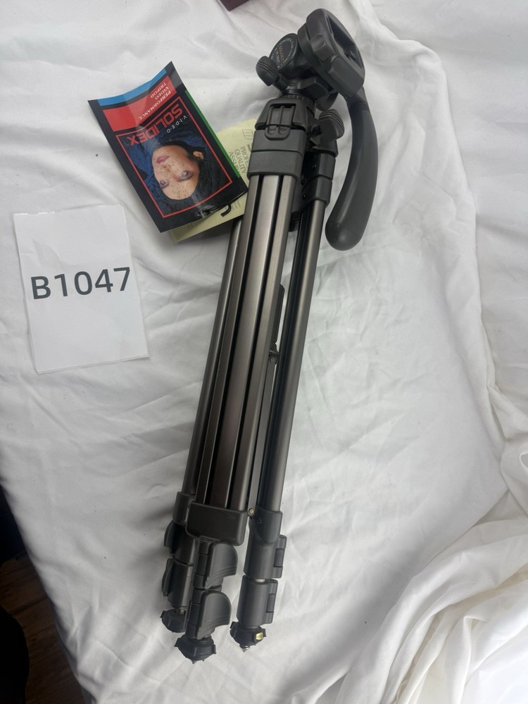 Solidex Performance Video Camera Tripod Model VT 92-XT AS IS