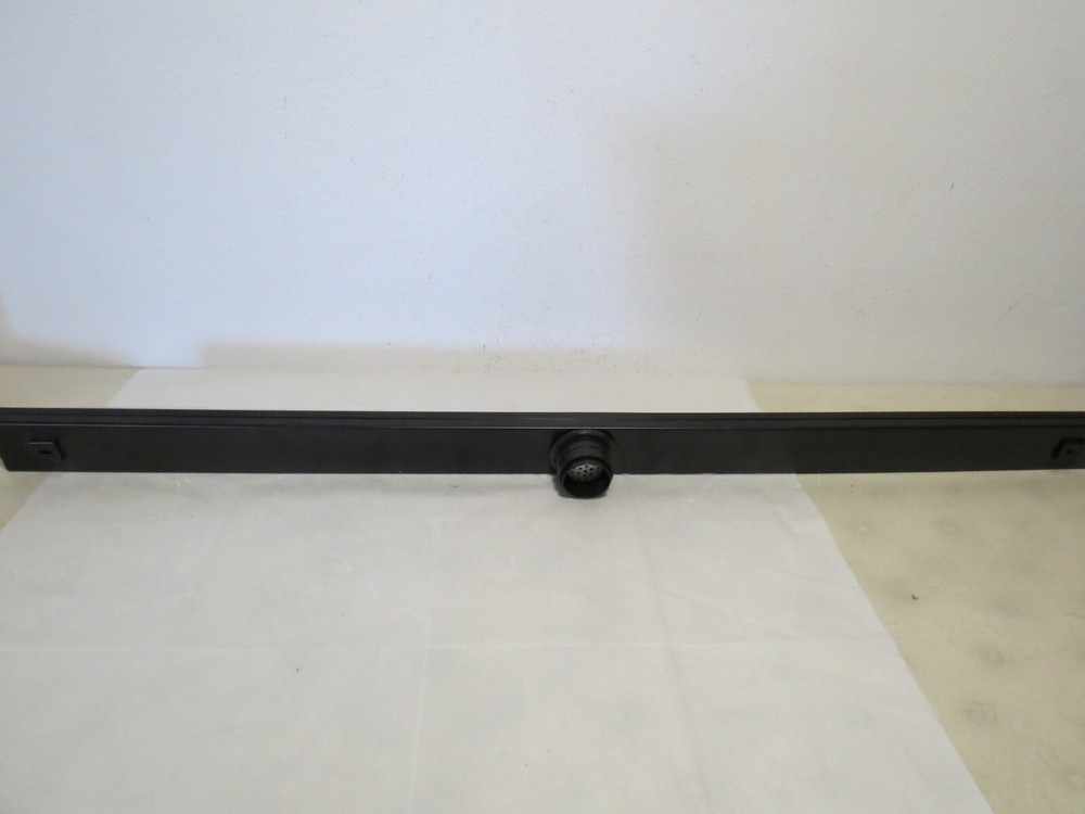 WEBANG 48" Shower Linear Matte Black Drain Rectangular Floor Drain