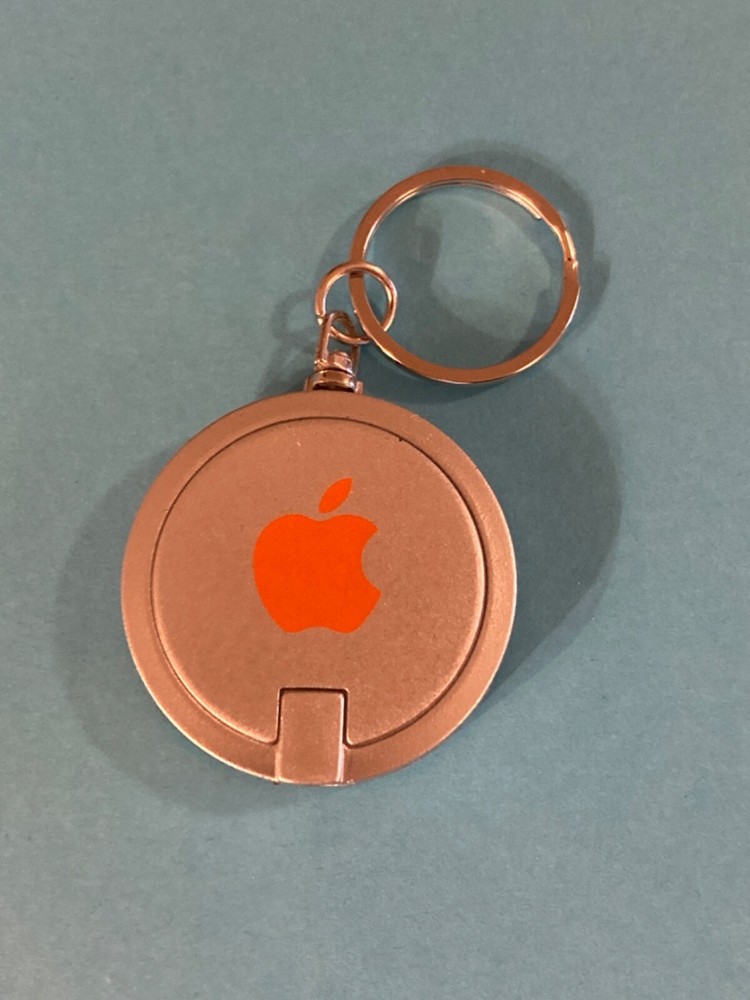 Apple Computer Logo Keychain Mini LED Flashlight. NEW. NEEDS BATTERY.