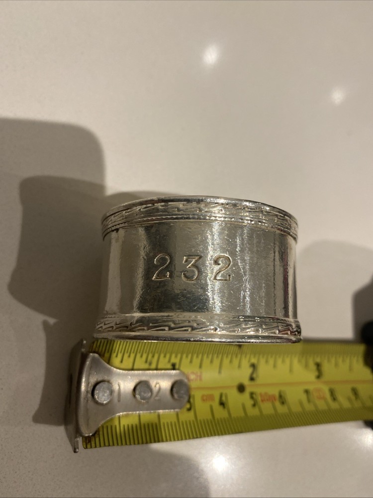 British Commonwealth 232 Silver Napkin Rings