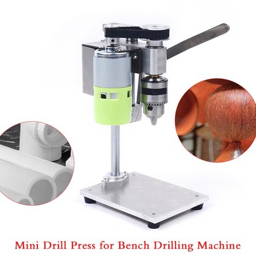 Mini Drill Press Bench Small electric Drill Machine Work Bench Variable Speed