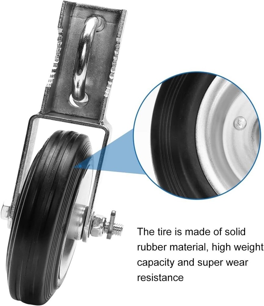 Gate Wheel Supporting Swing Gate with 1-3/8" Thru 2-1/8" Gate Frames Support