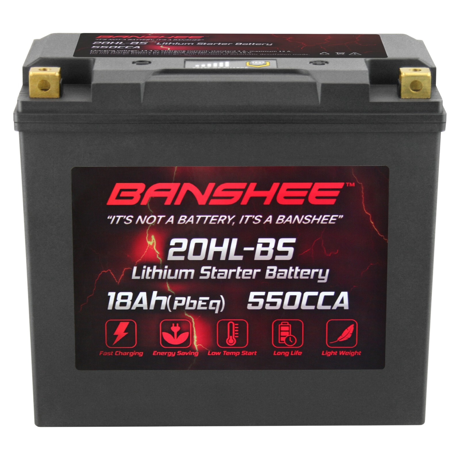 Banshee LiFePO4 Battery Replace Yuasa YTX20HL-PW GYZ20HL YTX20L YTX20HL GYZ20HL