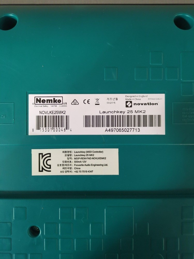 Novation Launchkey 25 Mk2 Midi Keyboard Controller