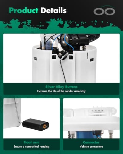 Compatible with E3715M Fuel Pump Electrical Assembly High Performance fit