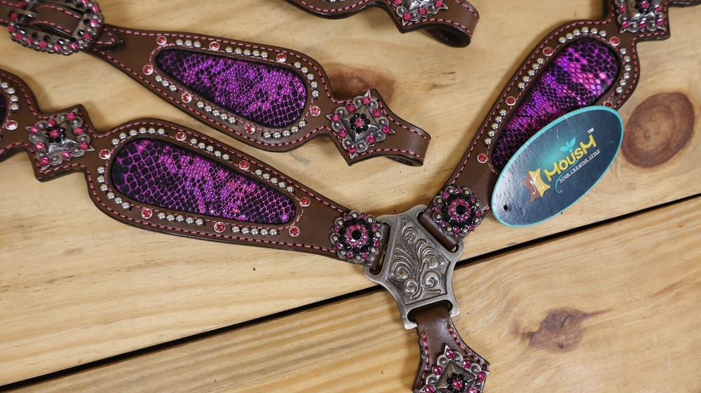 Headstall & Breast Collar Tack Set for Horse