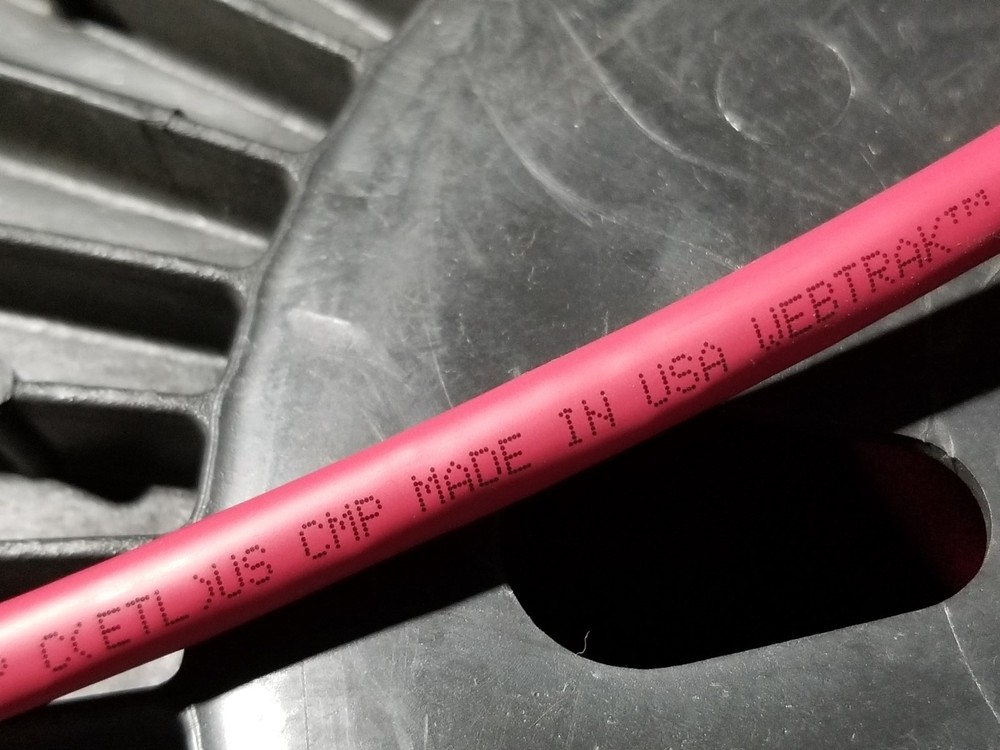 Commscope CS34P 23/4P Cat6 F/UTP WebTrak Plenum Shielded Network Cable Red/100ft