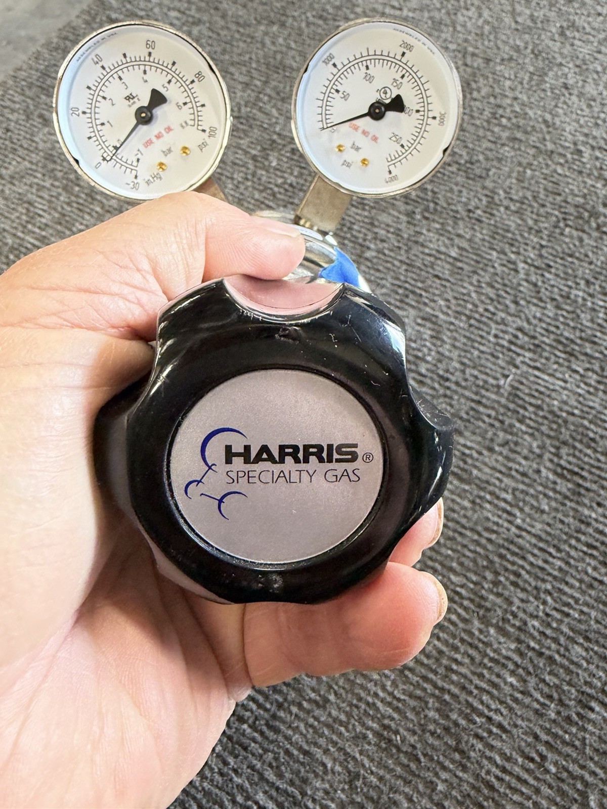 Lot of 3 High Purity Stainless Steel Pressure Regulators Matheson AirGas Harris