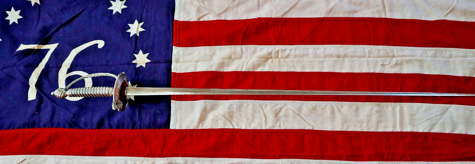 REVOLUTIONARY WAR BRITISH SILVER HILT SMALL SWORD HALLMARKED CIRCA 1770