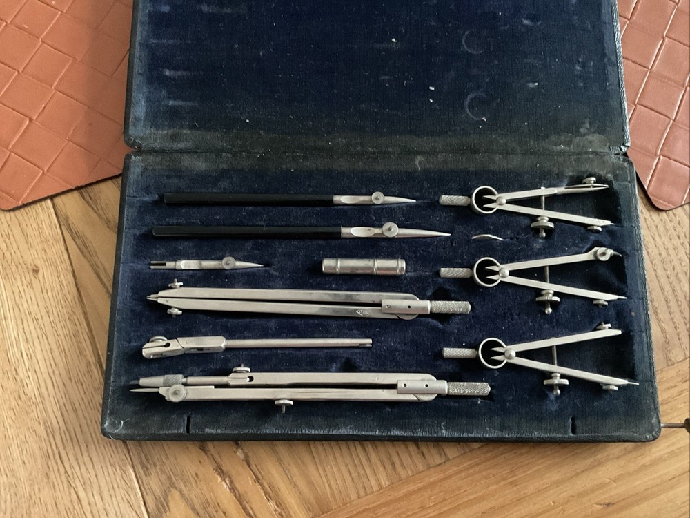 Vintage Compass Drafting Set for Technical Drawing