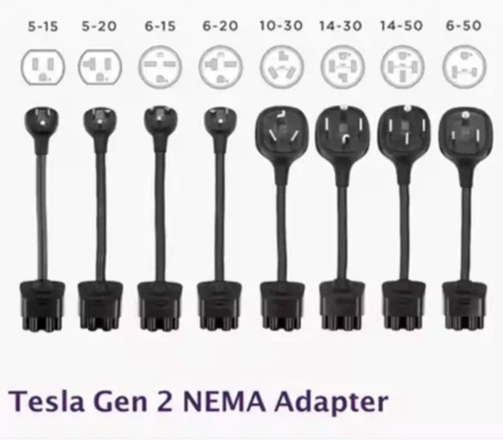 Tesla NEMA 14-30 Gen II Mobile Connector Smart Adapter