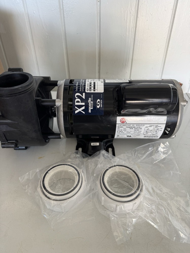 GECKO AQUA-FLO XP2 2.5hp pump, 2 Speed 48 Frame 230v