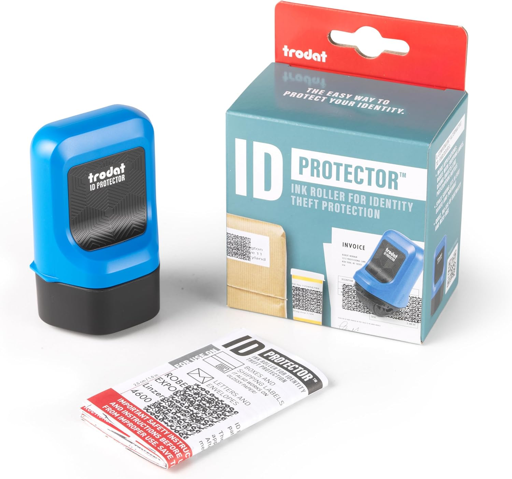 ID Protector Ink Roller – Identity Theft Protection Roller Stamp