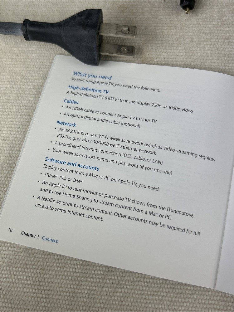 Apple Tv A1469 basic streaming AirPlay, READ DESCRIPTION 3rd GEN