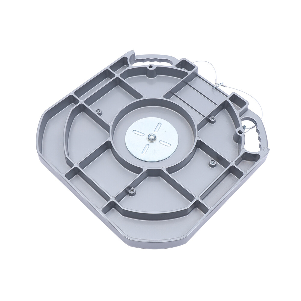 2x Wheel Alignment Turntable Turn Plates with Transition Bridge and Thrust Block