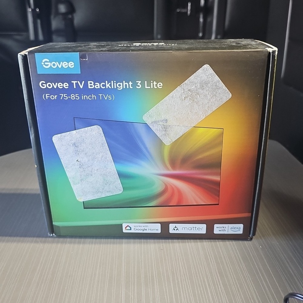 Govee TV Backlight 3 Lite with Fish-Eye Correction Function Sync 75-85" TVs