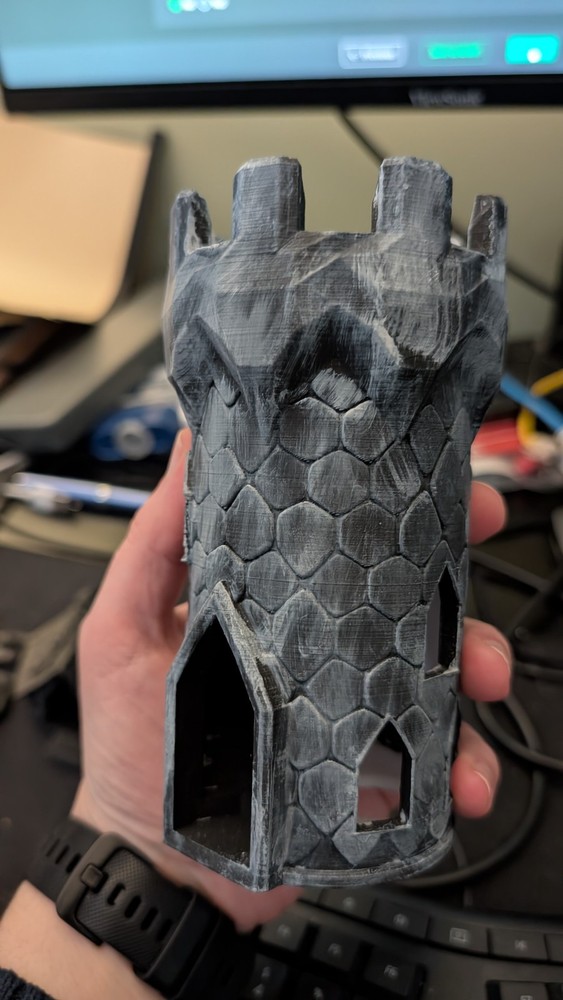 Castle Dice Tower 158mm DnD Tabletop RPG