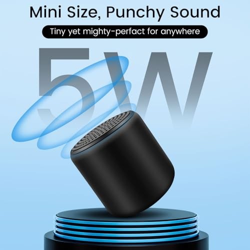 Mini Bluetooth Speaker – Small Portable Tiny Bluetooth Speakers Wireless with