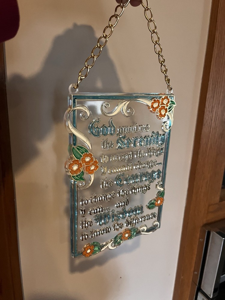 Serenity Prayer Sun Catcher