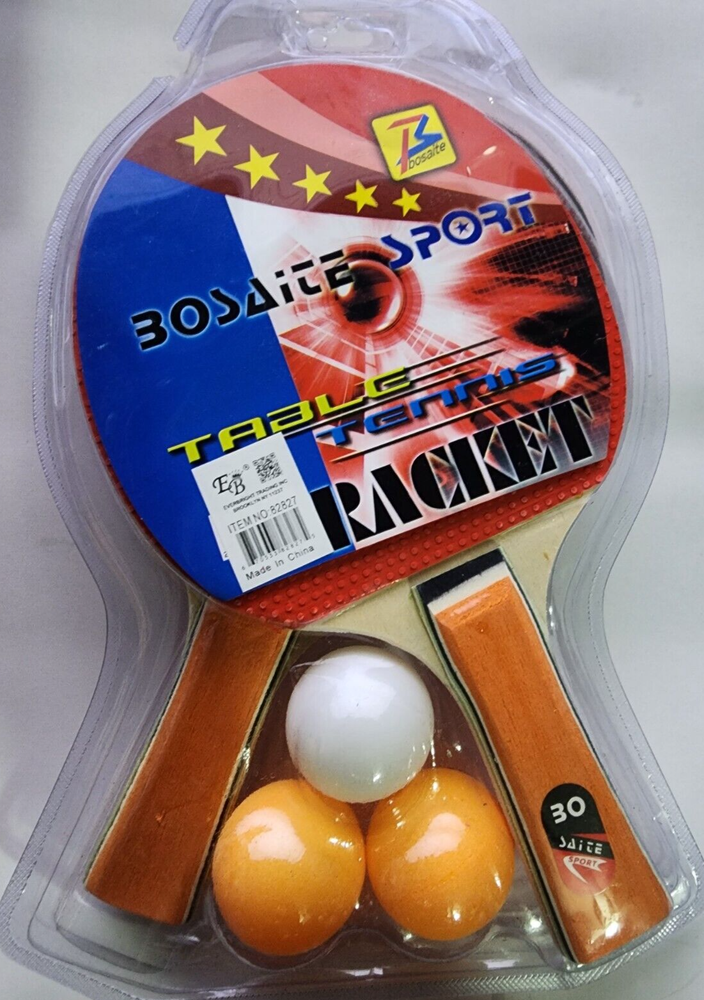 Table Tennis Racket & Balls Beginner Training Ping-pong Table Tennis Racket Set