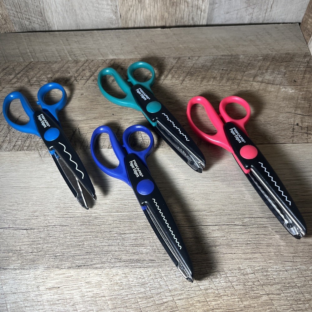 ⭐️ Fiskars Paper Edger Scallop Emagination Wave Crafting Scissors Scrapbook