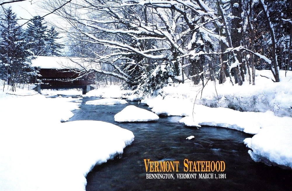 USPS FDC Ceremony Program #2533 Vermont Statehood 1991