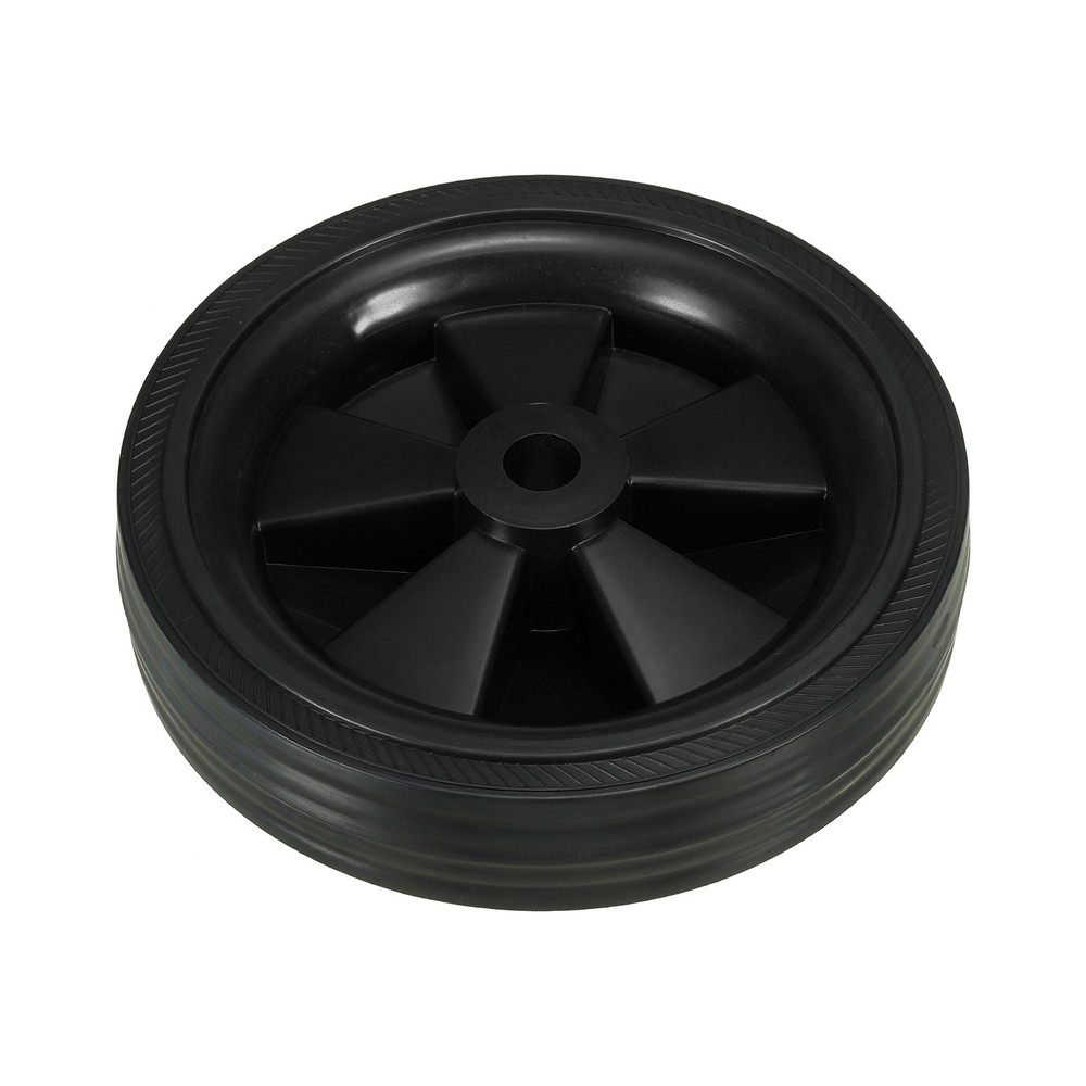 6" Universal Air Compressor Wheel with 0.5" Hole, Black