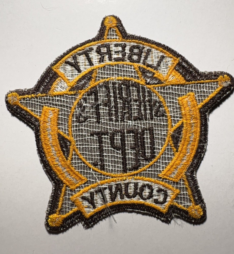 Liberty County Texas Sheriff Patch ~ Obsolete