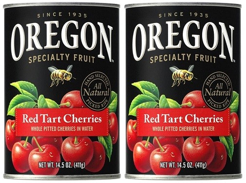 Oregon Specialty Fruit Red Tart Cherries 2 Can Pack