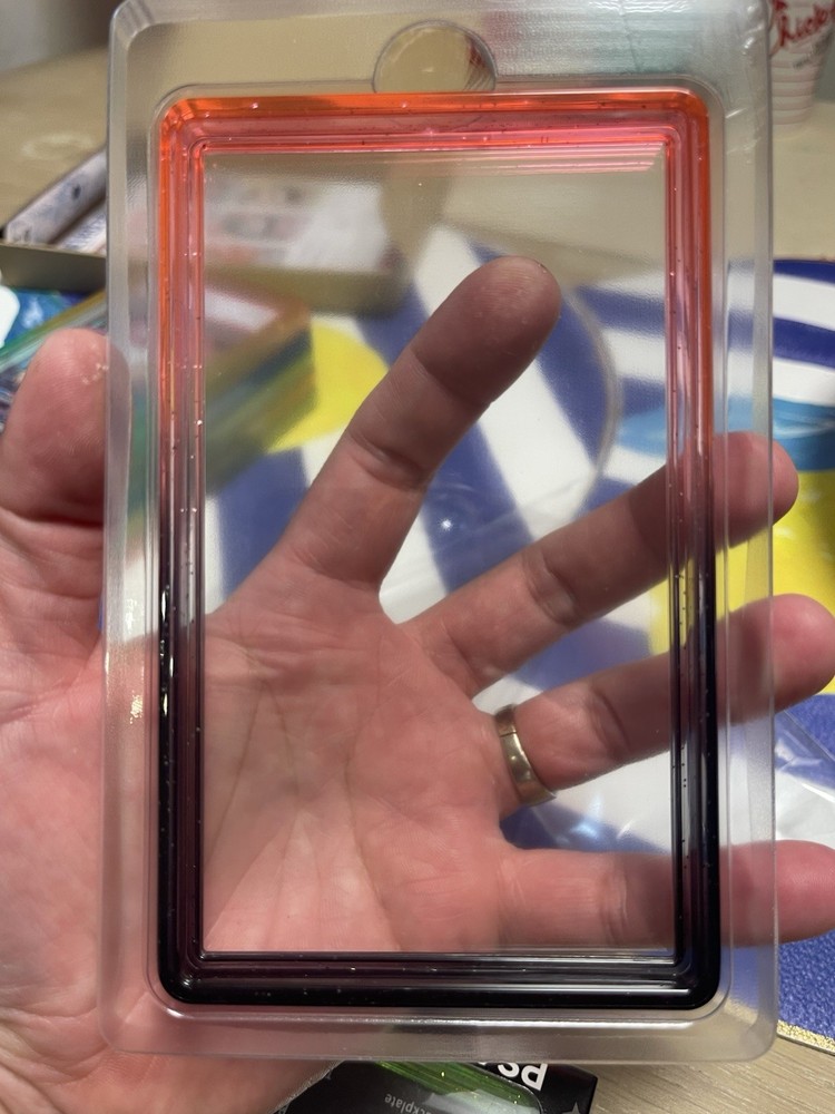 Custom PSA Style Graded Card Case Guard Protector Ember Edition Bumper