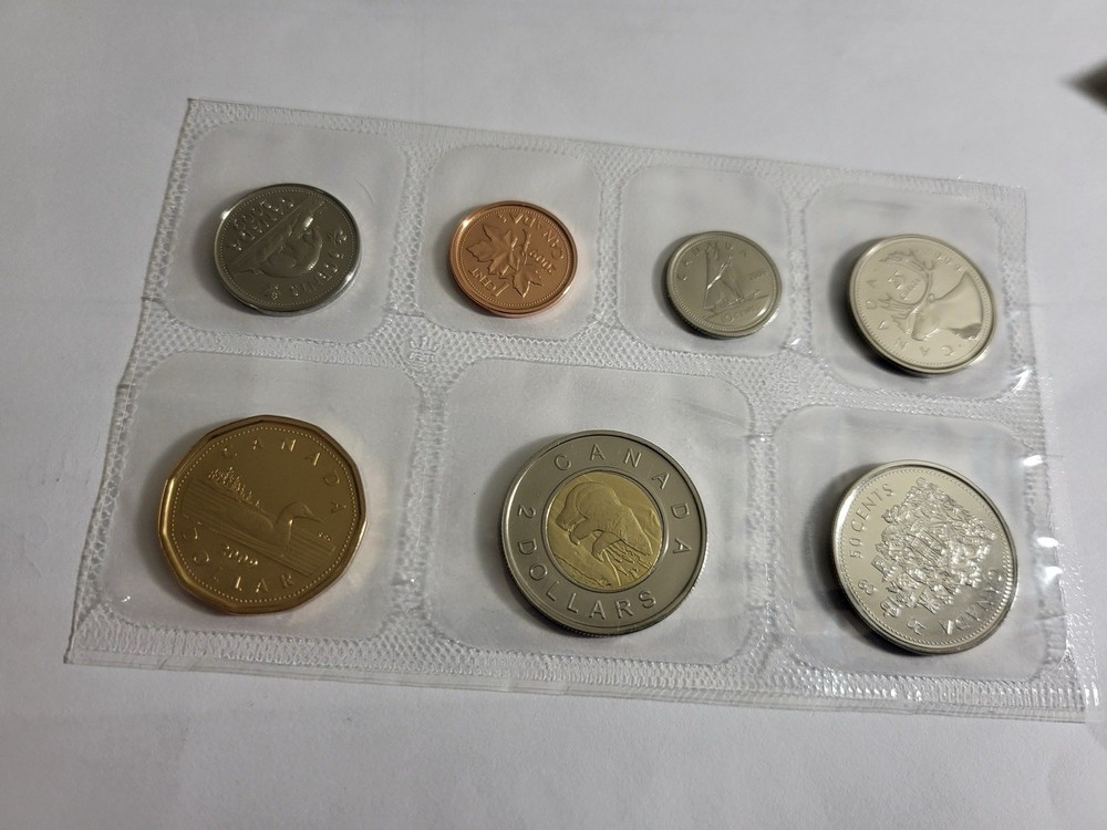 Rare Error - Canada 2009 Proof Like Set With Rare Core Off On $2
