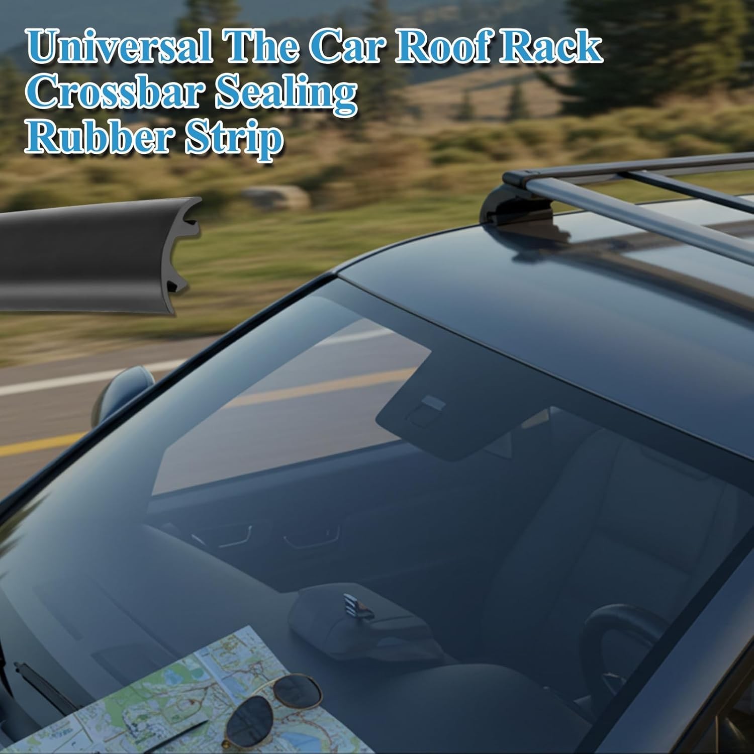 Rubber Seal Strip Moulding Trim Weatherstrip For Car Roof Molding Trim Accessory