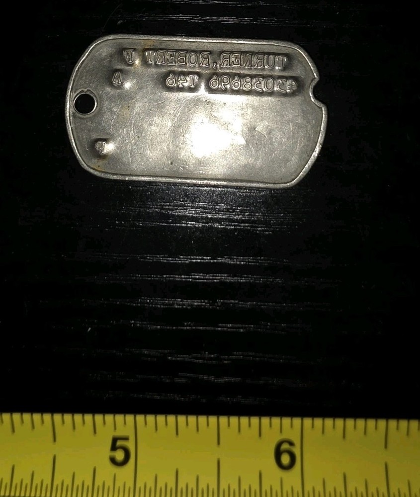 Post-WWII T-46 Notched Dog Tag