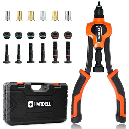 Rivet Nut Tool Kit, 14" Rivnut Tool Kit with 80PCS Rivet 14" Rivet Nut Tool