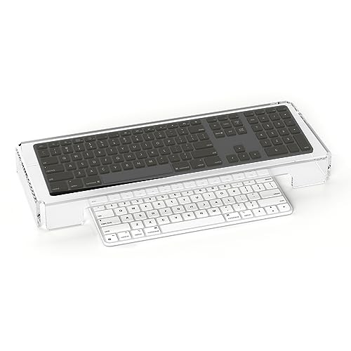 Acrylic Computer Keyboard Cover, Mechanical Keyboard Dust Cover PC 1 Pack Clear