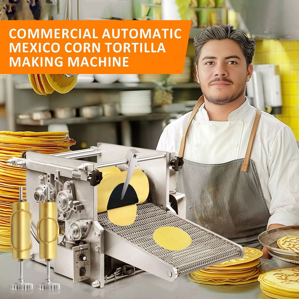 Commercial Corn Tortilla Making Machine Tacos Maker Automatic Chapatti Machine