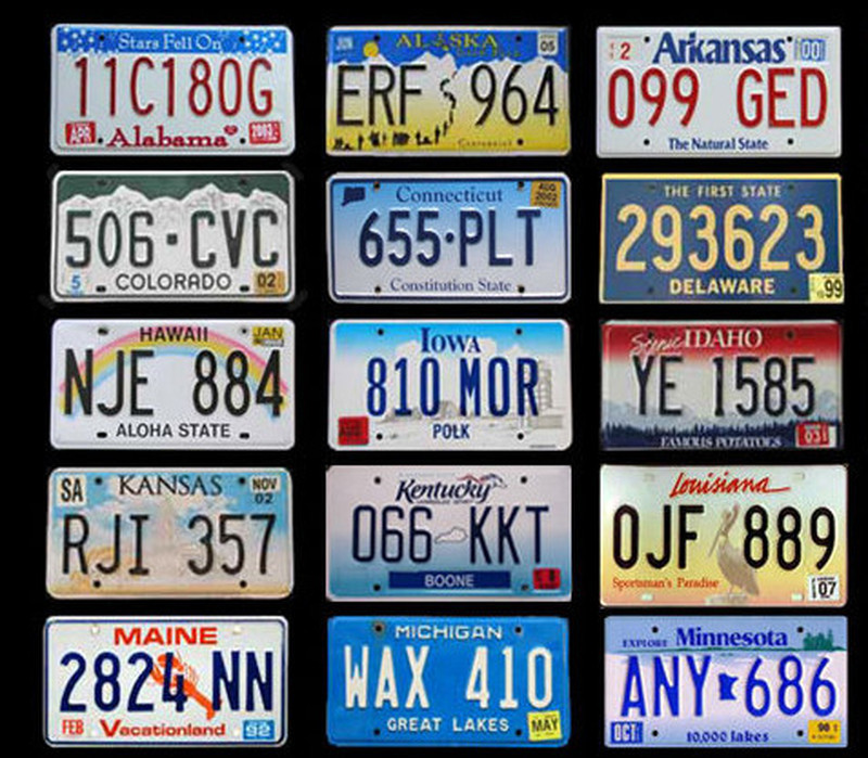 COMPLETE 50 USA LICENSE PLATES SET UNITED STATES NUMBER TAG LOT DECOR BEST1 DEAL