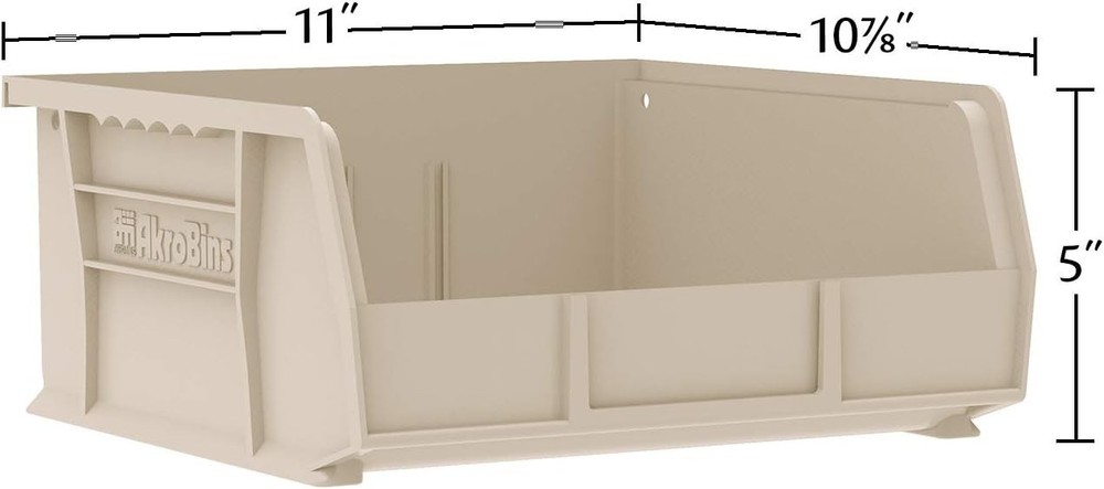 Plastic Storage Bins Space-Saving Stackable Bins Garage Pantry