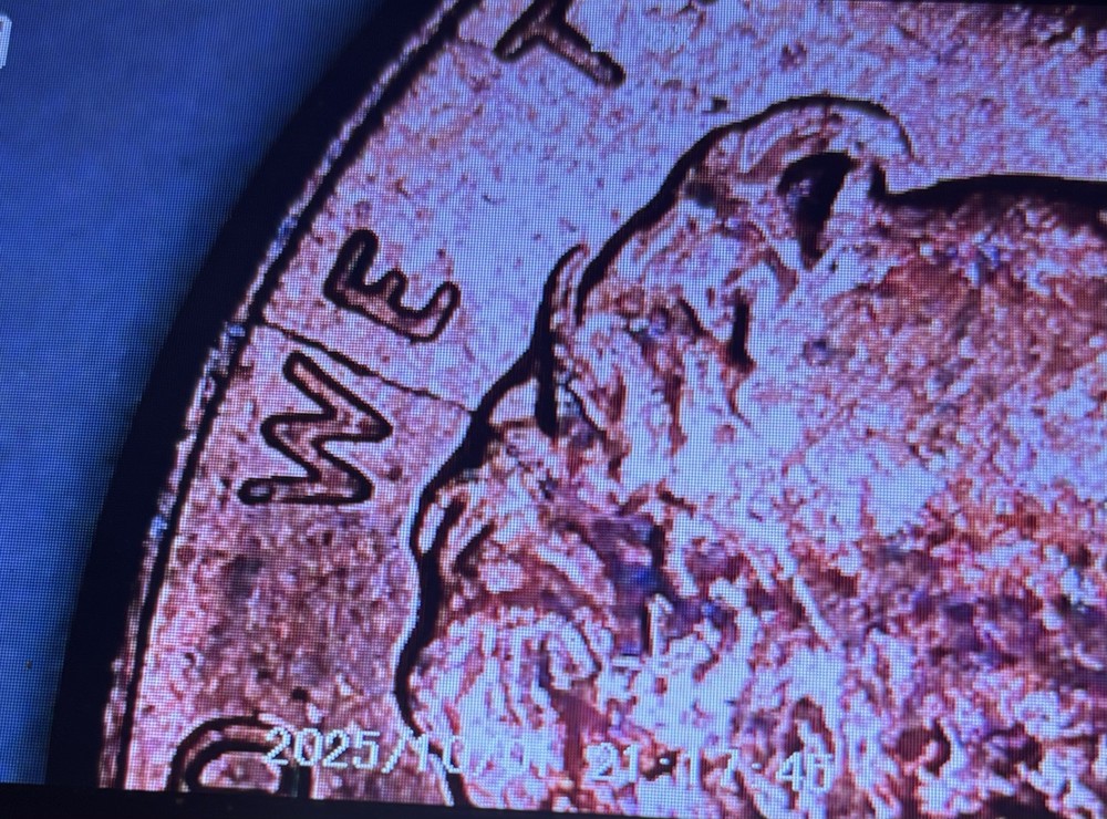 💥 2015 P Lincoln Cent Obverse Die Crack ERROR