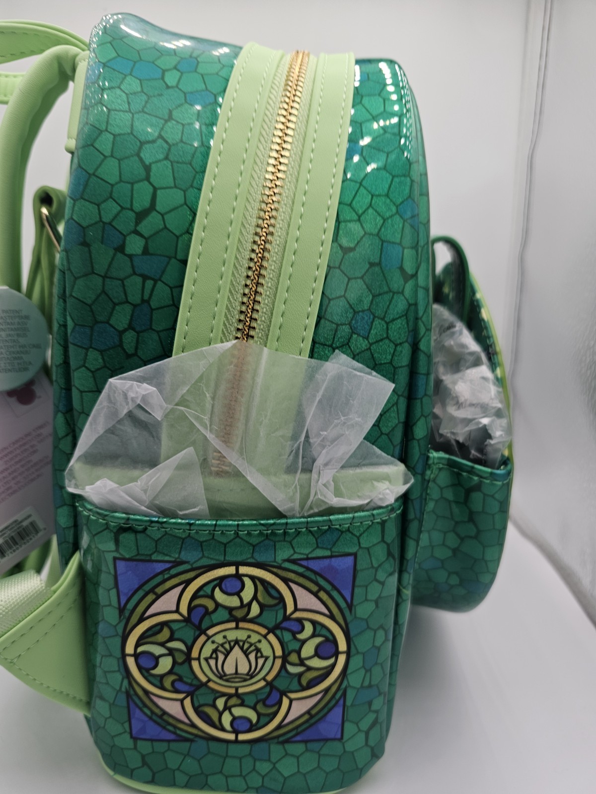 Loungefly Princess and the Frog Tiana Stained Glass Mini Backpack Disney
