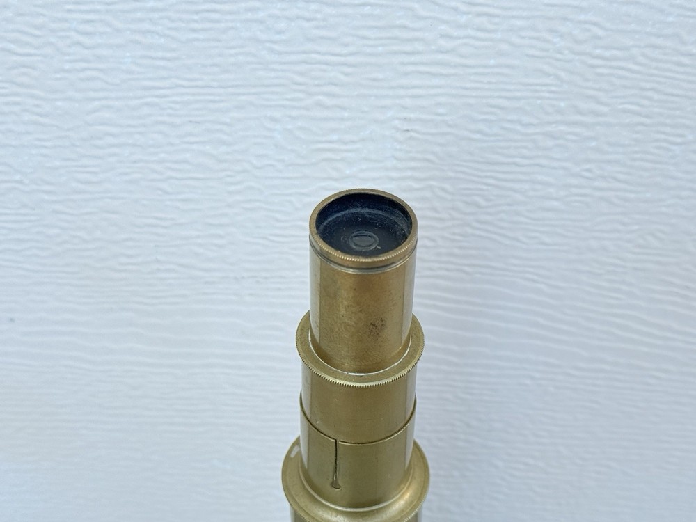 Antique Brass Field Microscope Portable small vintage